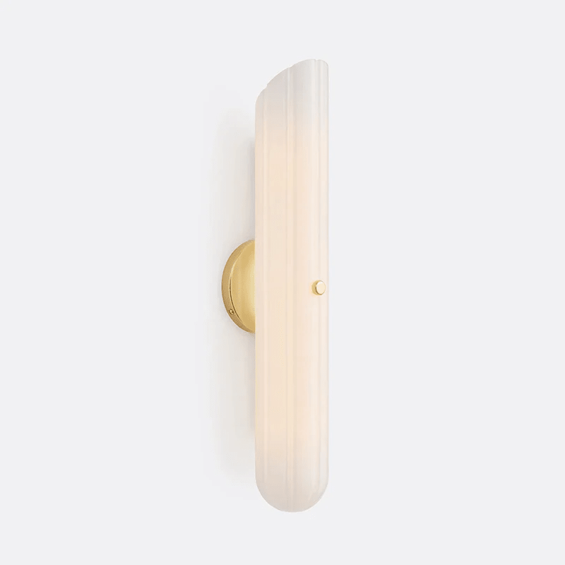 Fluted Glass Wall Sconce — Wall Sconce | Maison Monashee — view 16