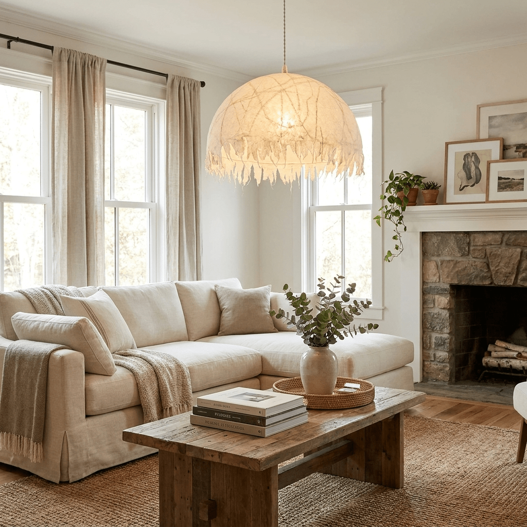 Boho Pendant Light Bedroom — Pendant Light | Maison Monashee — view 4