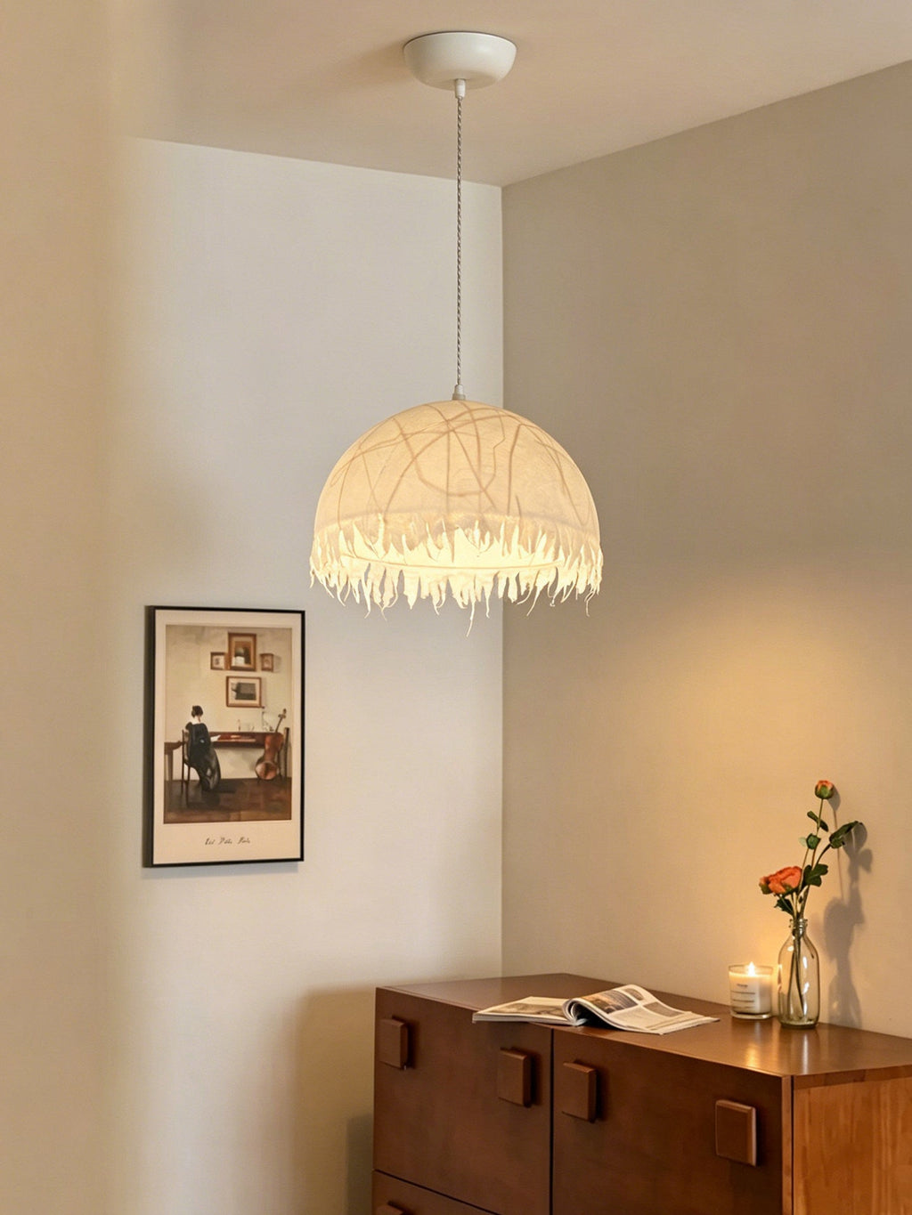 Boho Pendant Light Bedroom — Pendant Light | Maison Monashee — view 12