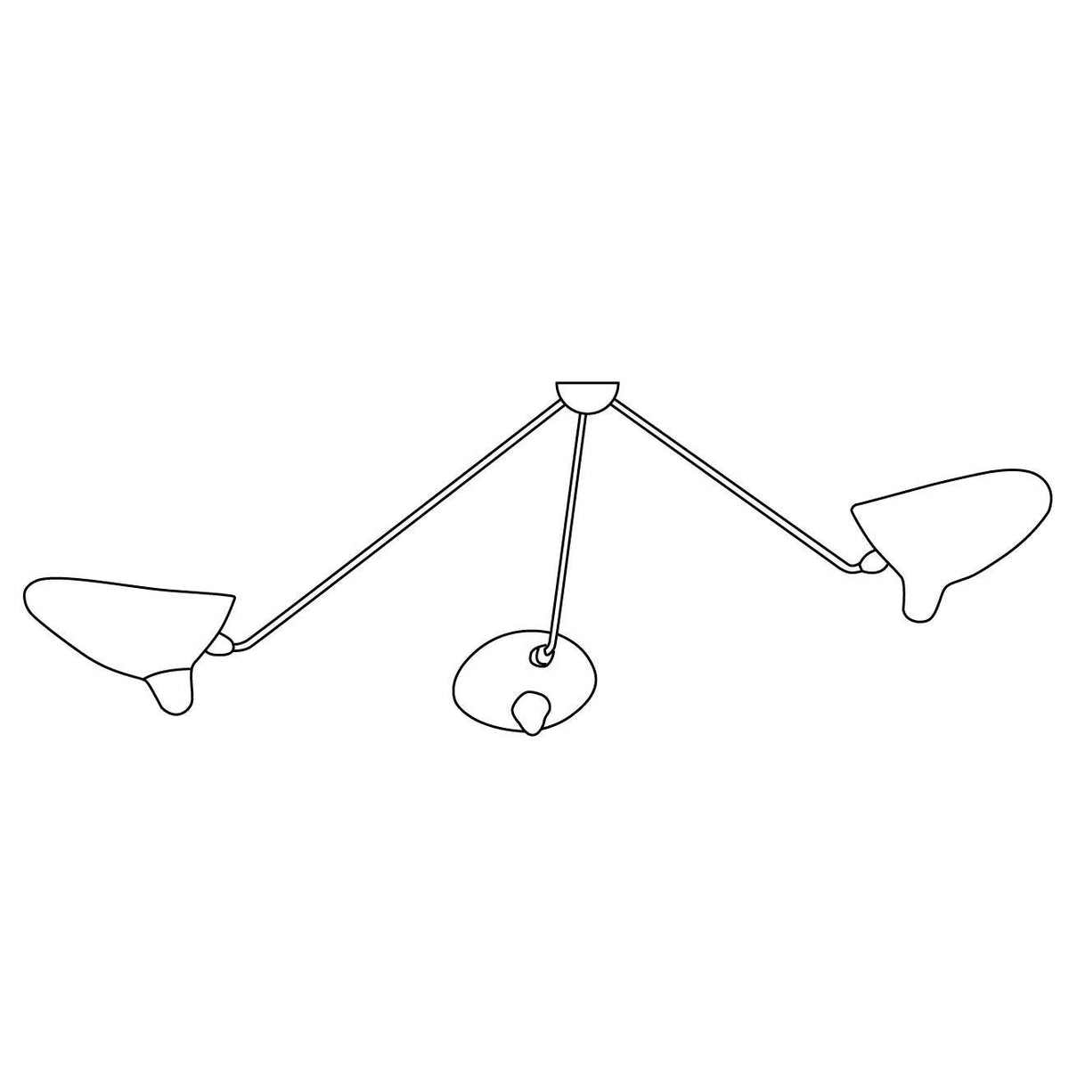 Sculptural Light Fixture — Ceiling Light | Maison Monashee — view 27