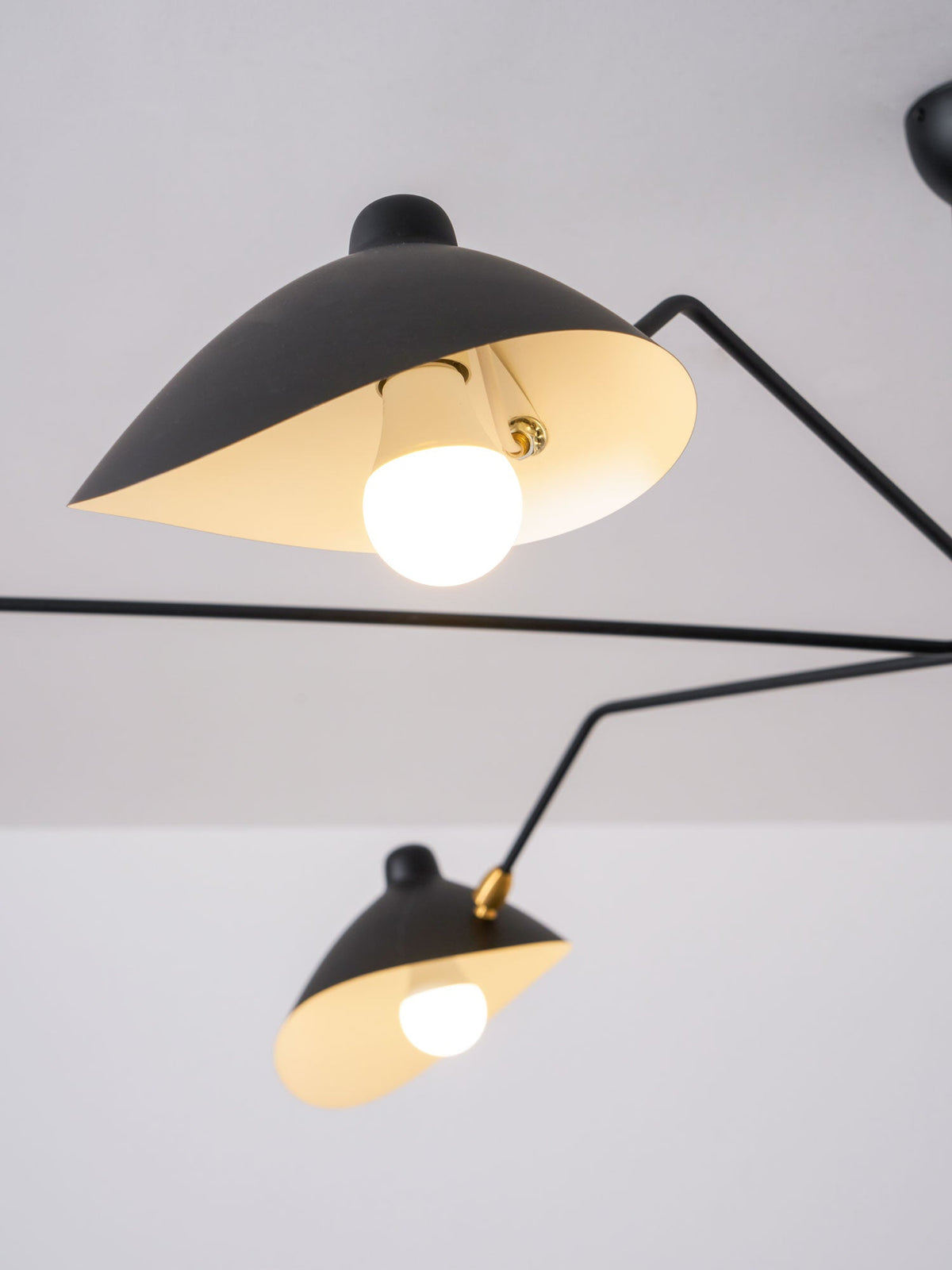 Black Metal Ceiling Light Fixture — Ceiling Light | Maison Monashee — view 89