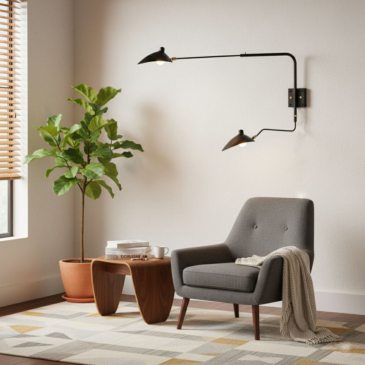 Midcentury Modern Wall Light — Wall Sconce | Maison Monashee — view 10