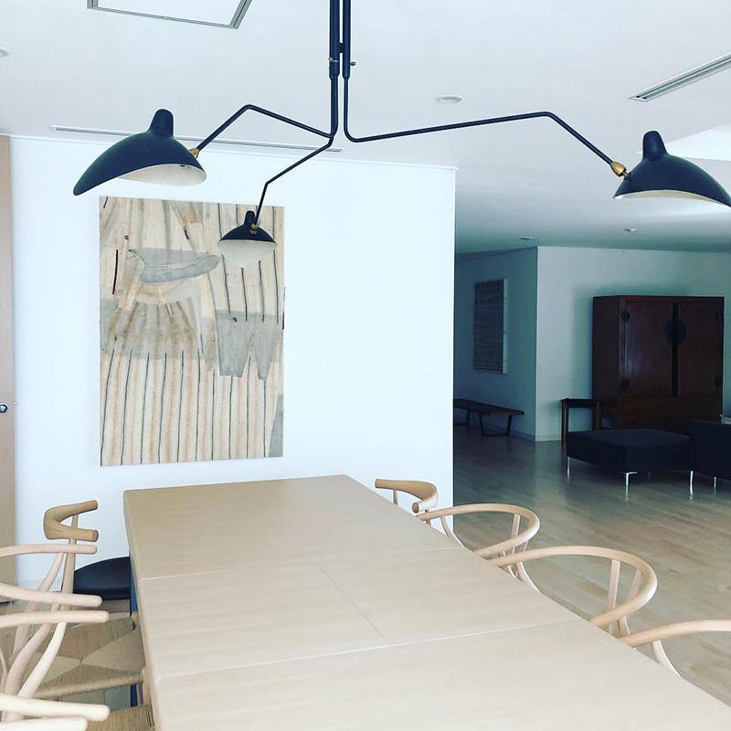 Black Metal Ceiling Light Fixture — Ceiling Light | Maison Monashee — view 28
