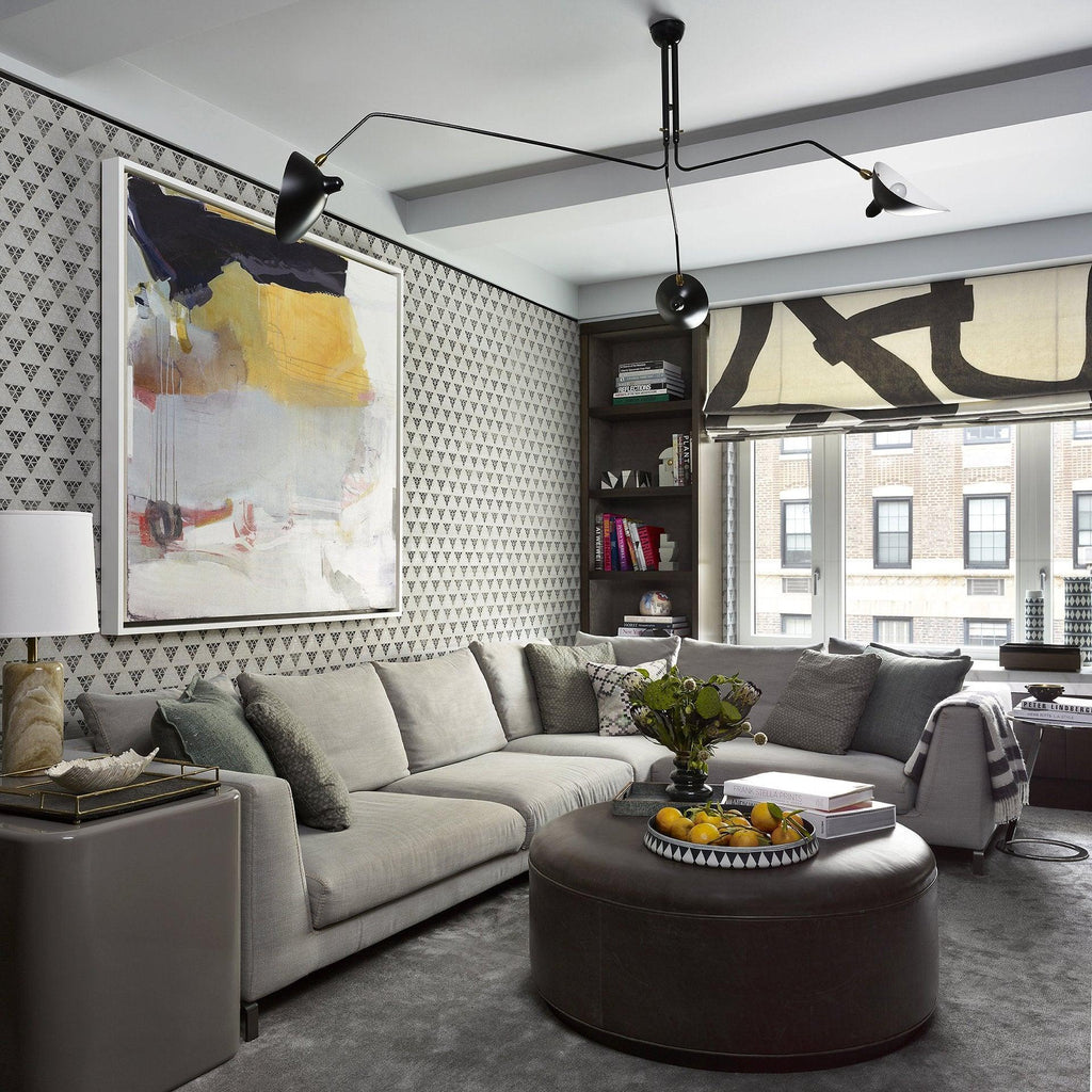 Black Metal Ceiling Light Fixture — Ceiling Light | Maison Monashee — view 43