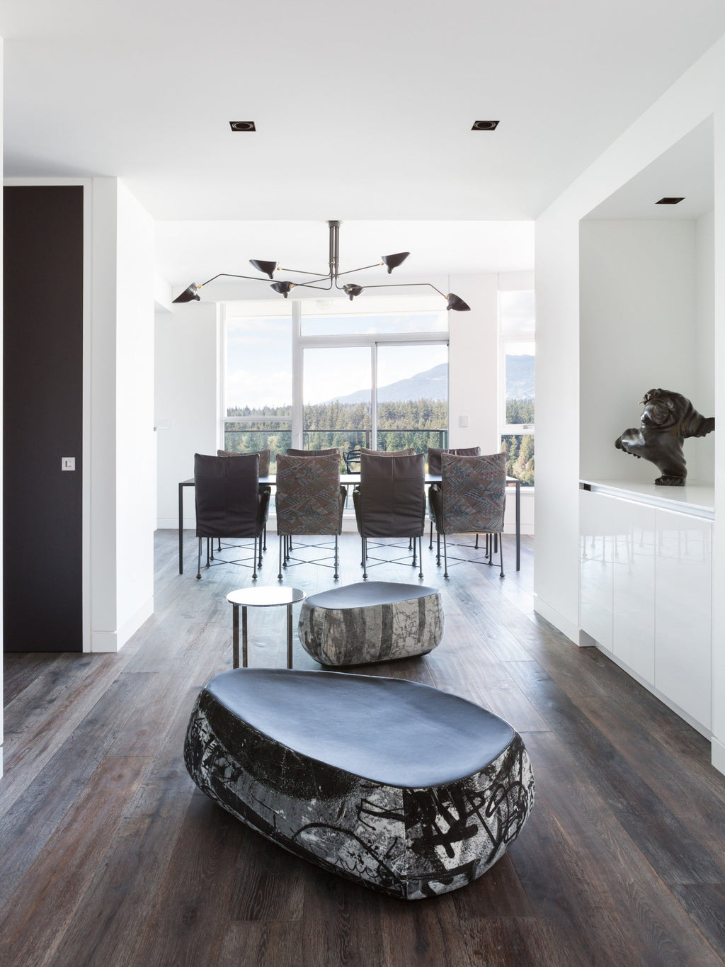 Black Metal Ceiling Light Fixture — Ceiling Light | Maison Monashee — view 38