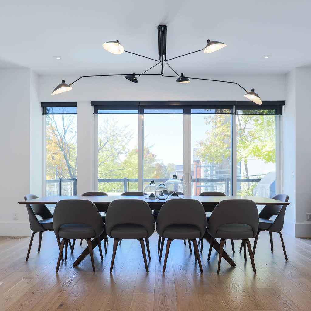 Black Metal Ceiling Light Fixture — Ceiling Light | Maison Monashee — view 40