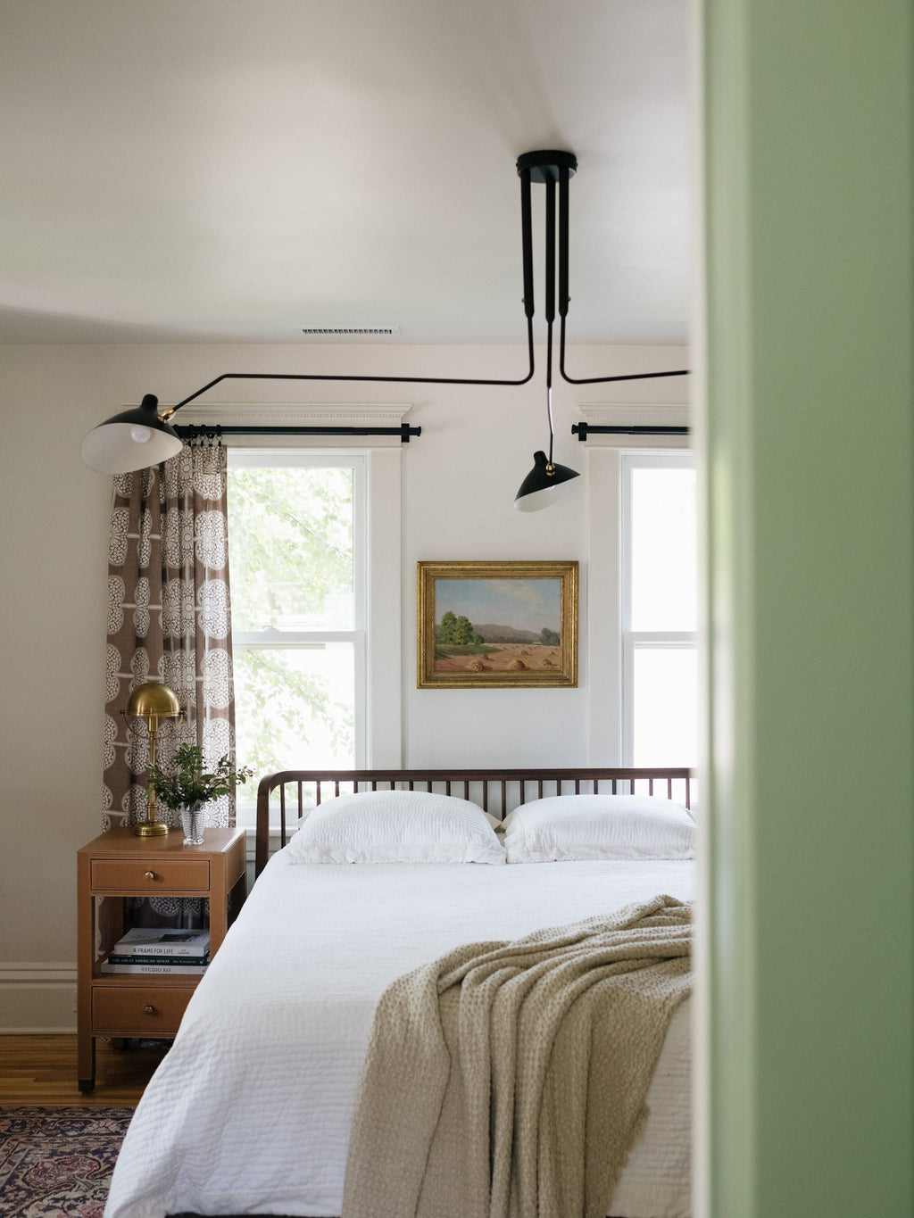Black Metal Ceiling Light Fixture — Ceiling Light | Maison Monashee — view 41