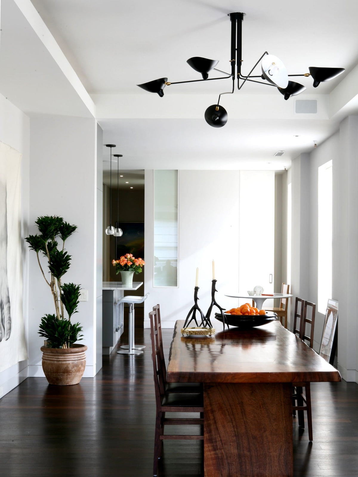 Black Metal Ceiling Light Fixture — Ceiling Light | Maison Monashee — view 46