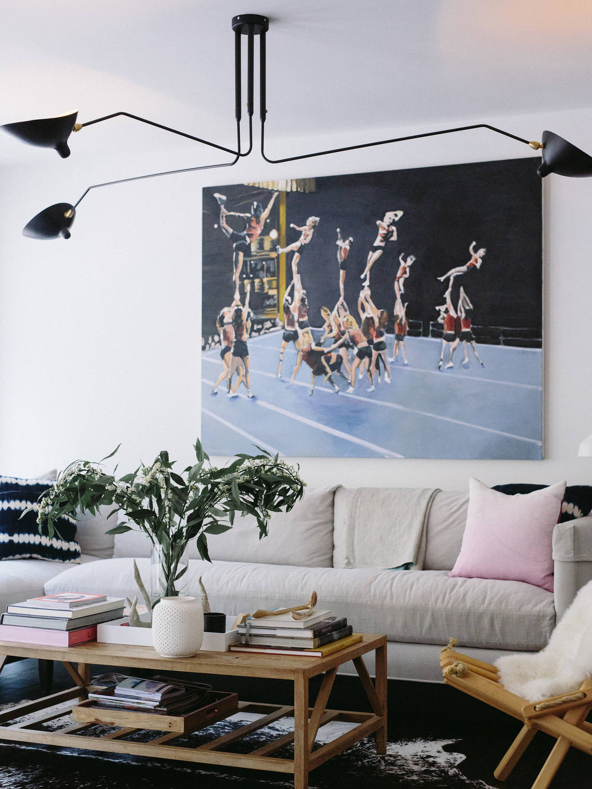 Black Metal Ceiling Light Fixture — Ceiling Light | Maison Monashee — view 54