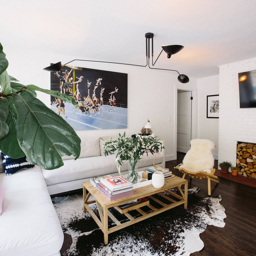 Black Metal Ceiling Light Fixture — Ceiling Light | Maison Monashee — view 86