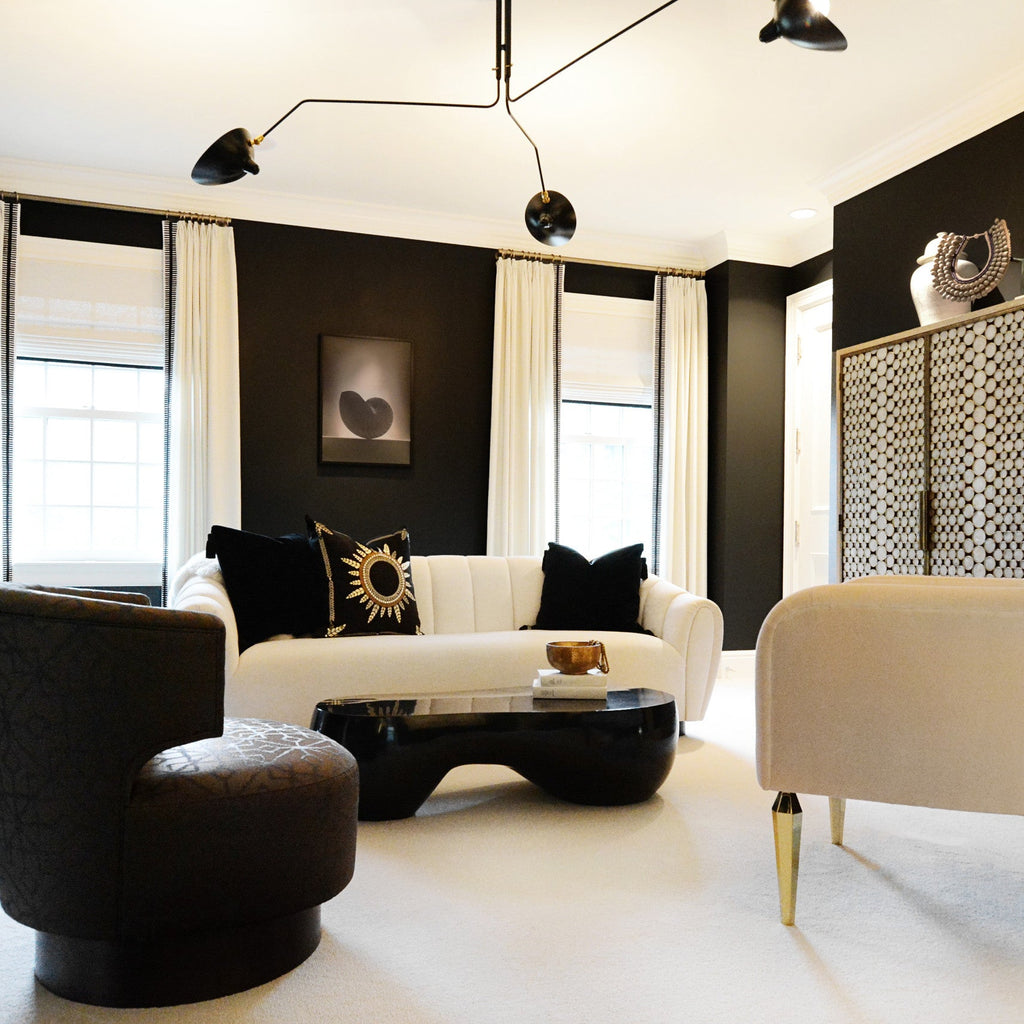 Black Metal Ceiling Light Fixture — Ceiling Light | Maison Monashee — view 60