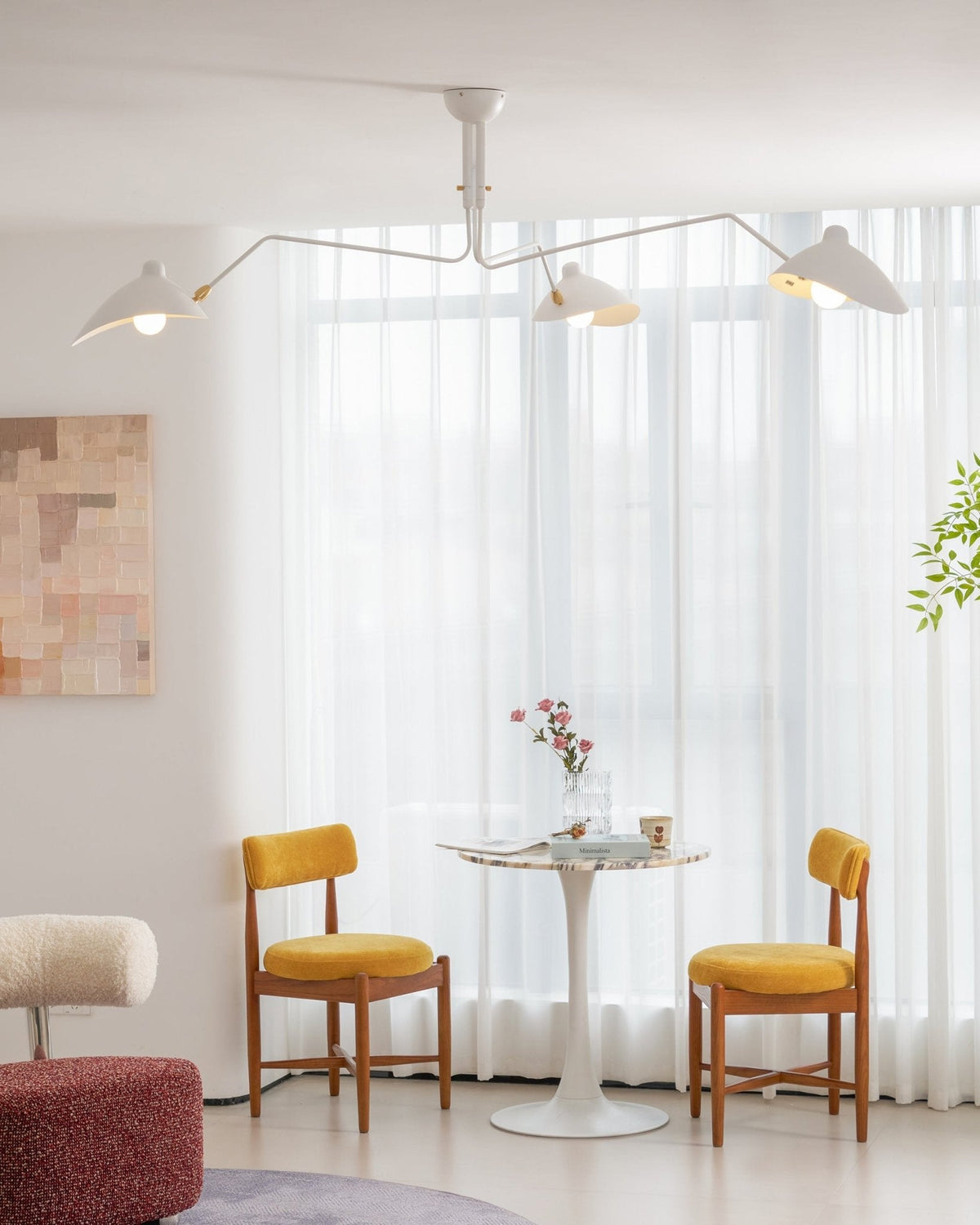 Black Metal Ceiling Light Fixture — Ceiling Light | Maison Monashee — view 61