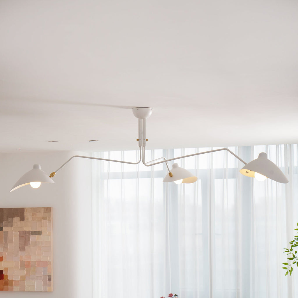 Black Metal Ceiling Light Fixture — Ceiling Light | Maison Monashee — view 62
