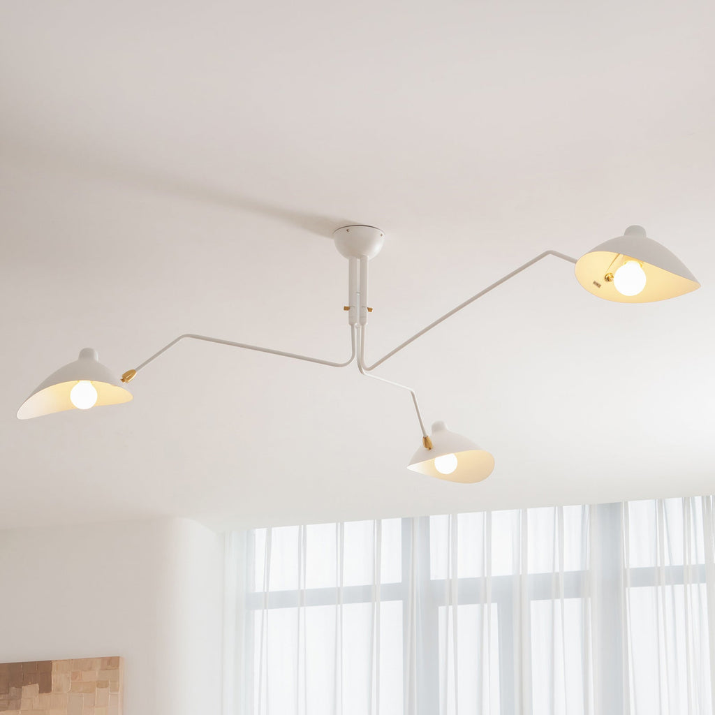 Black Metal Ceiling Light Fixture — Ceiling Light | Maison Monashee — view 22