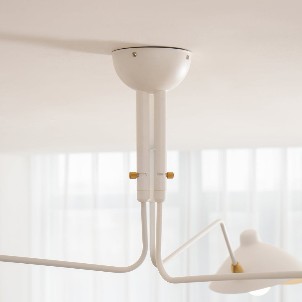 Black Metal Ceiling Light Fixture — Ceiling Light | Maison Monashee — view 64