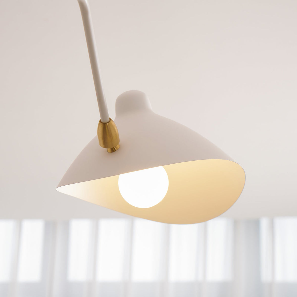Black Metal Ceiling Light Fixture — Ceiling Light | Maison Monashee — view 65