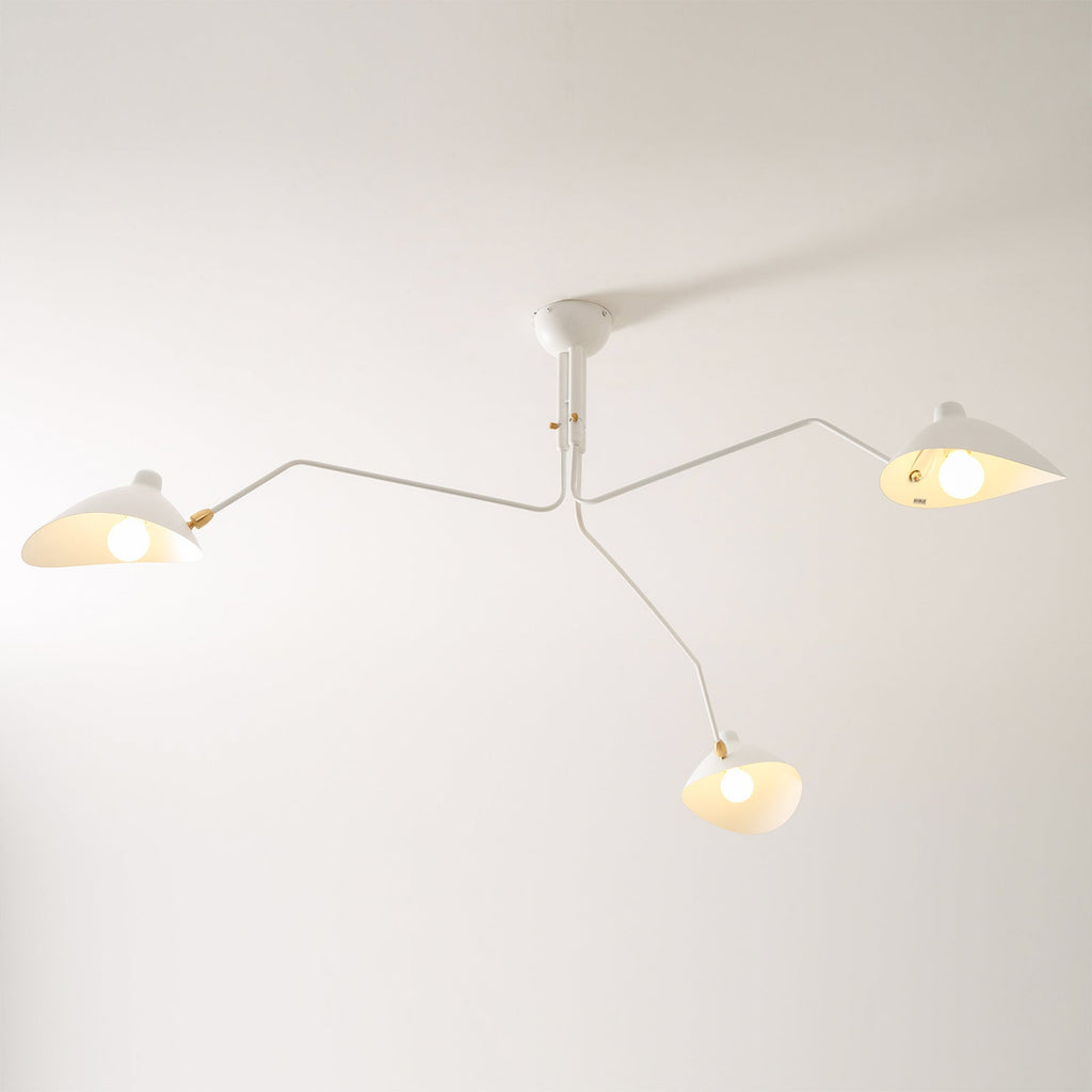 Black Metal Ceiling Light Fixture — Ceiling Light | Maison Monashee — view 23