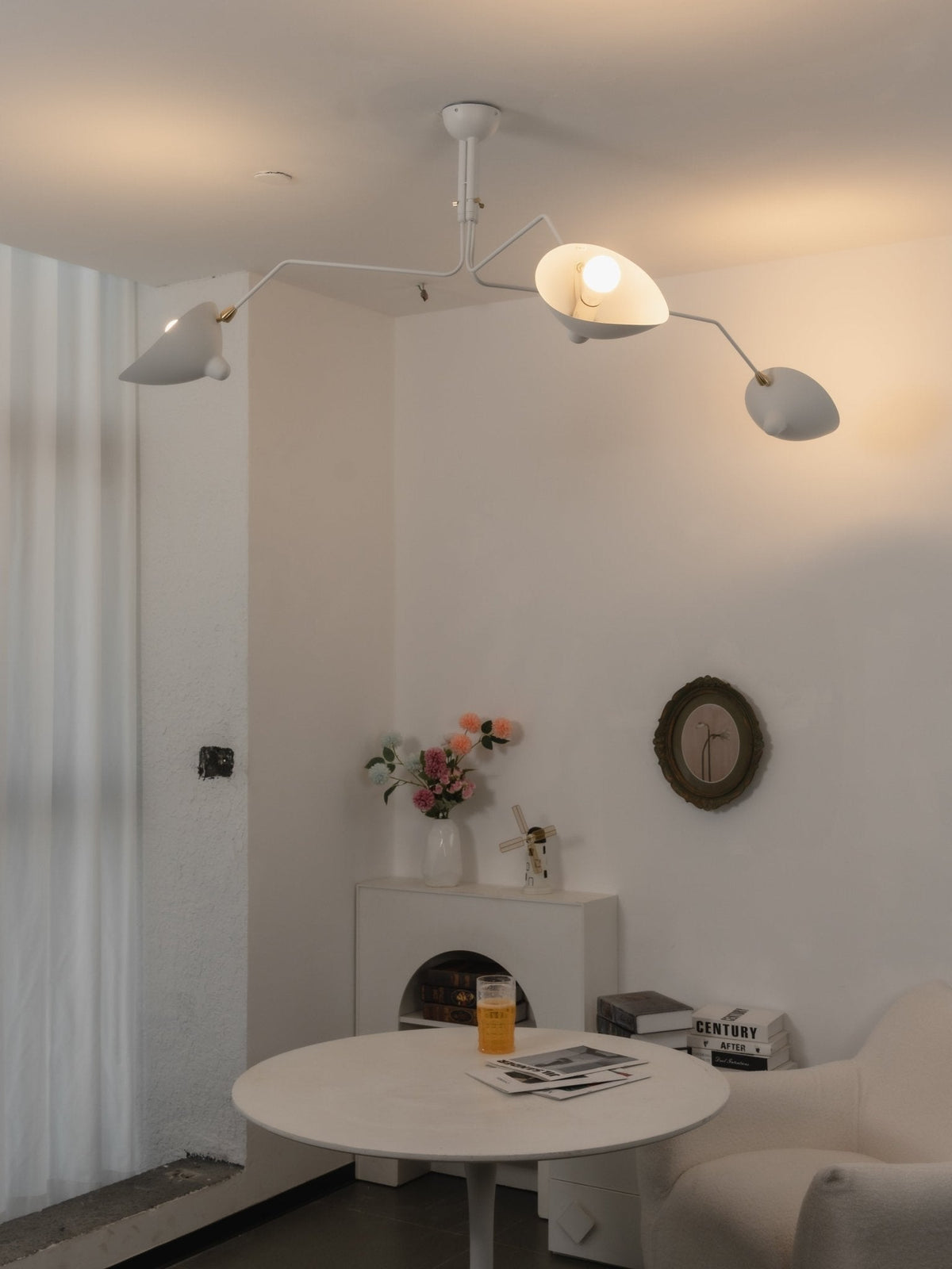 Black Metal Ceiling Light Fixture — Ceiling Light | Maison Monashee — view 110