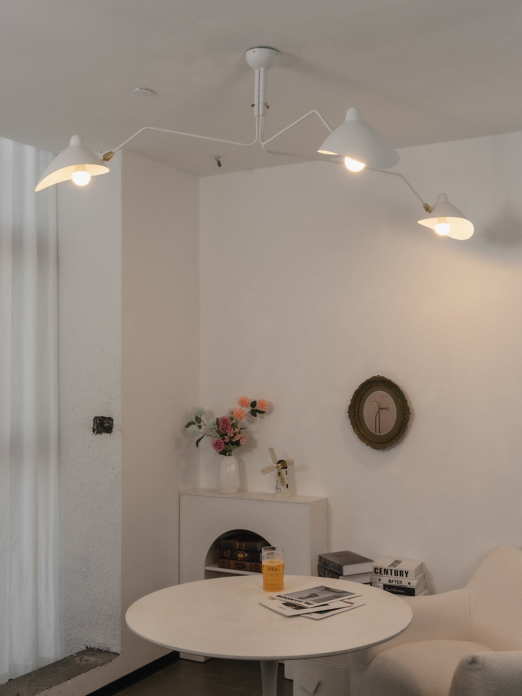 Black Metal Ceiling Light Fixture — Ceiling Light | Maison Monashee — view 107