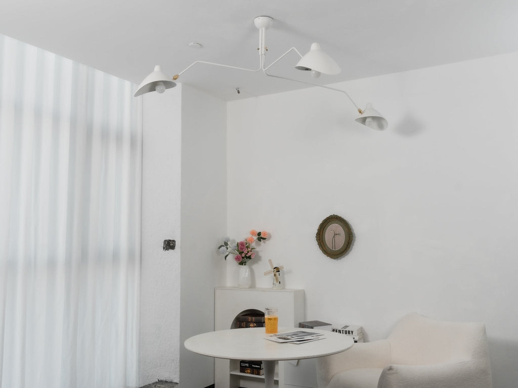 Black Metal Ceiling Light Fixture — Ceiling Light | Maison Monashee — view 108