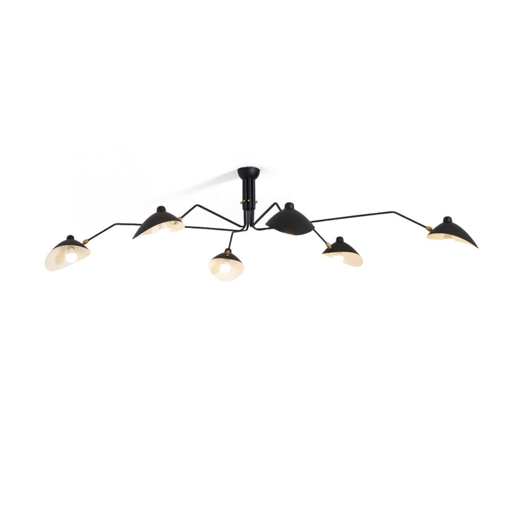 Black Metal Ceiling Light Fixture — Ceiling Light | Maison Monashee — view 73