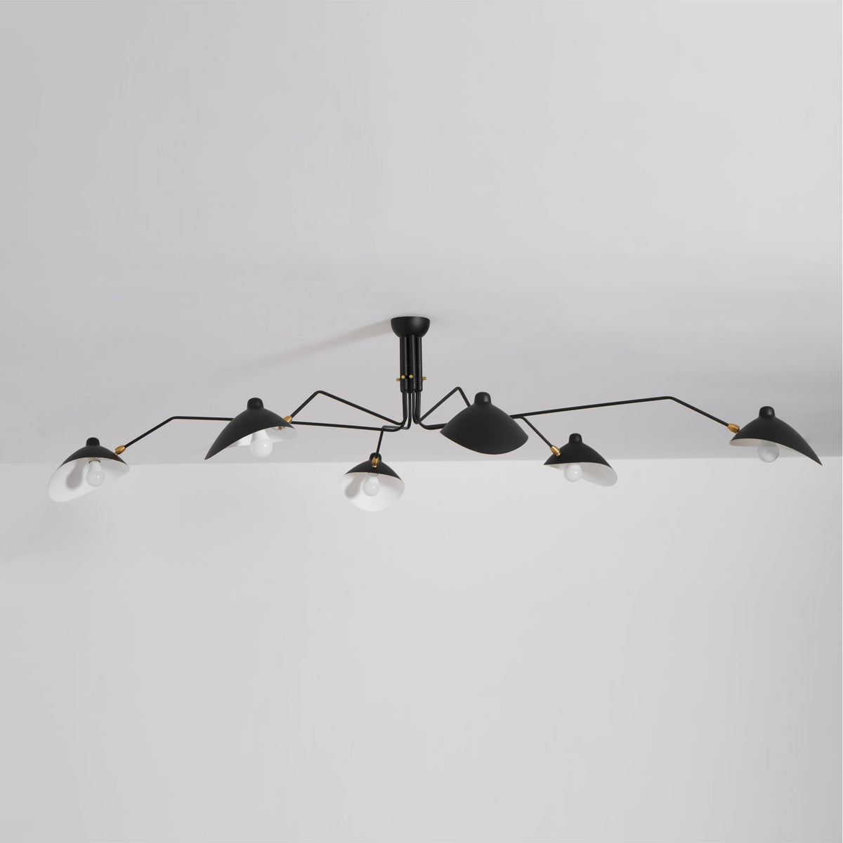 Black Metal Ceiling Light Fixture — Ceiling Light | Maison Monashee — view 84