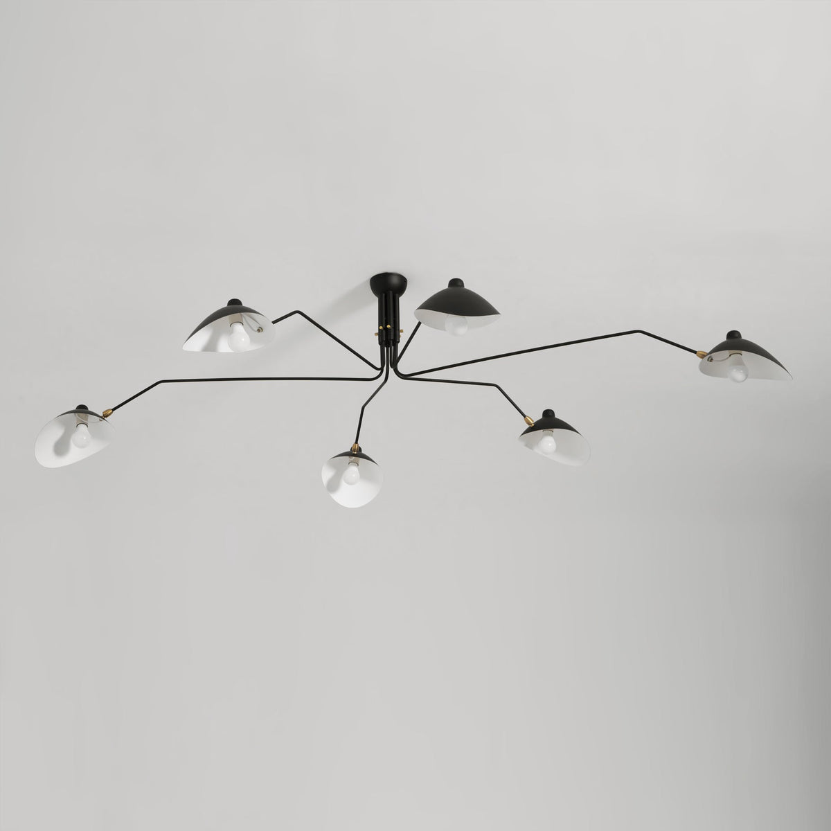 Black Metal Ceiling Light Fixture — Ceiling Light | Maison Monashee — view 85