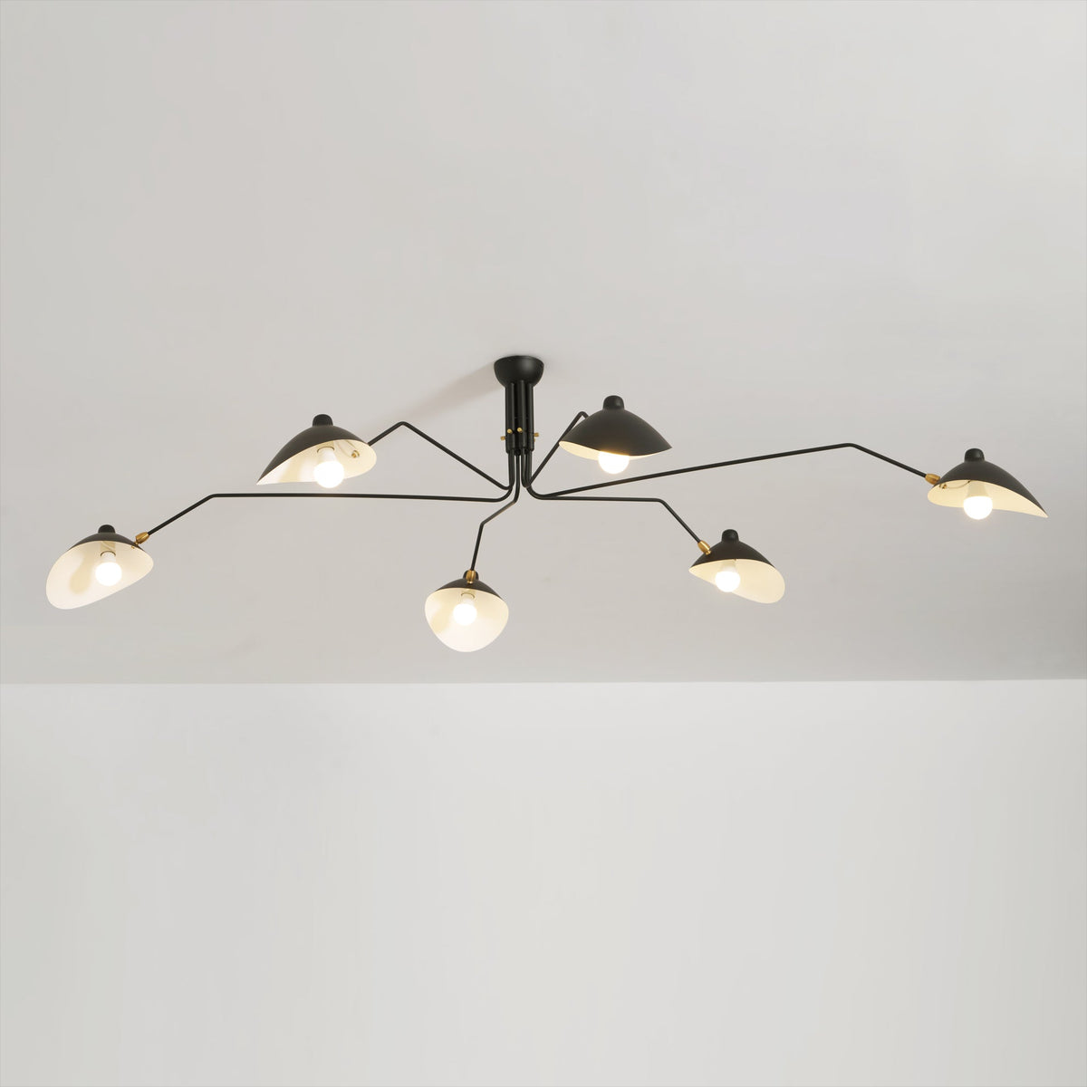 Black Metal Ceiling Light Fixture — Ceiling Light | Maison Monashee — view 78