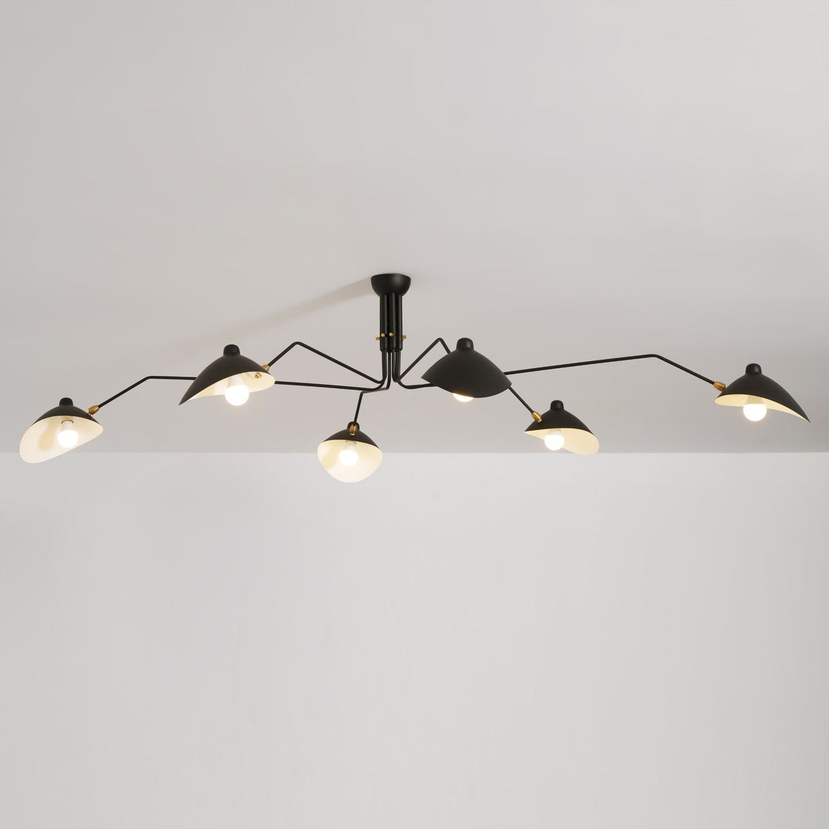 Black Metal Ceiling Light Fixture — Ceiling Light | Maison Monashee — view 79