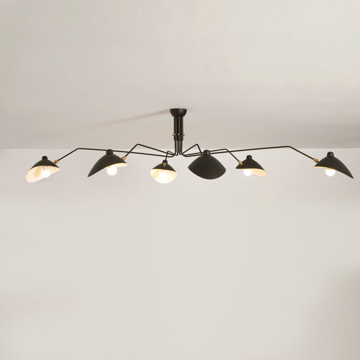 Black Metal Ceiling Light Fixture — Ceiling Light | Maison Monashee — view 80