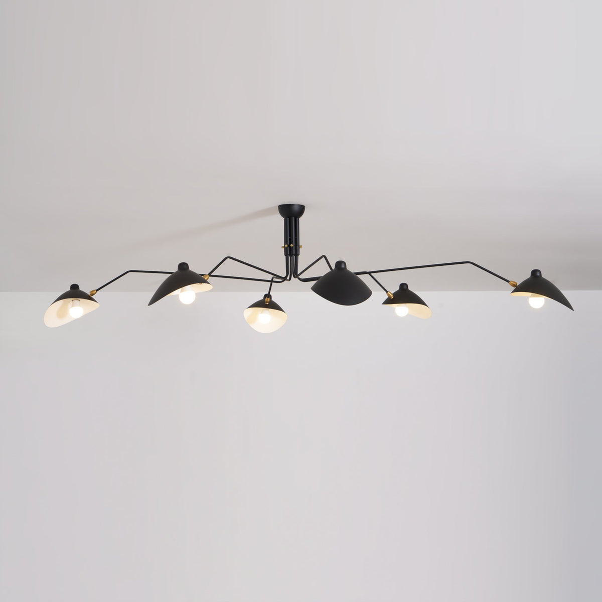 Black Metal Ceiling Light Fixture — Ceiling Light | Maison Monashee — view 81