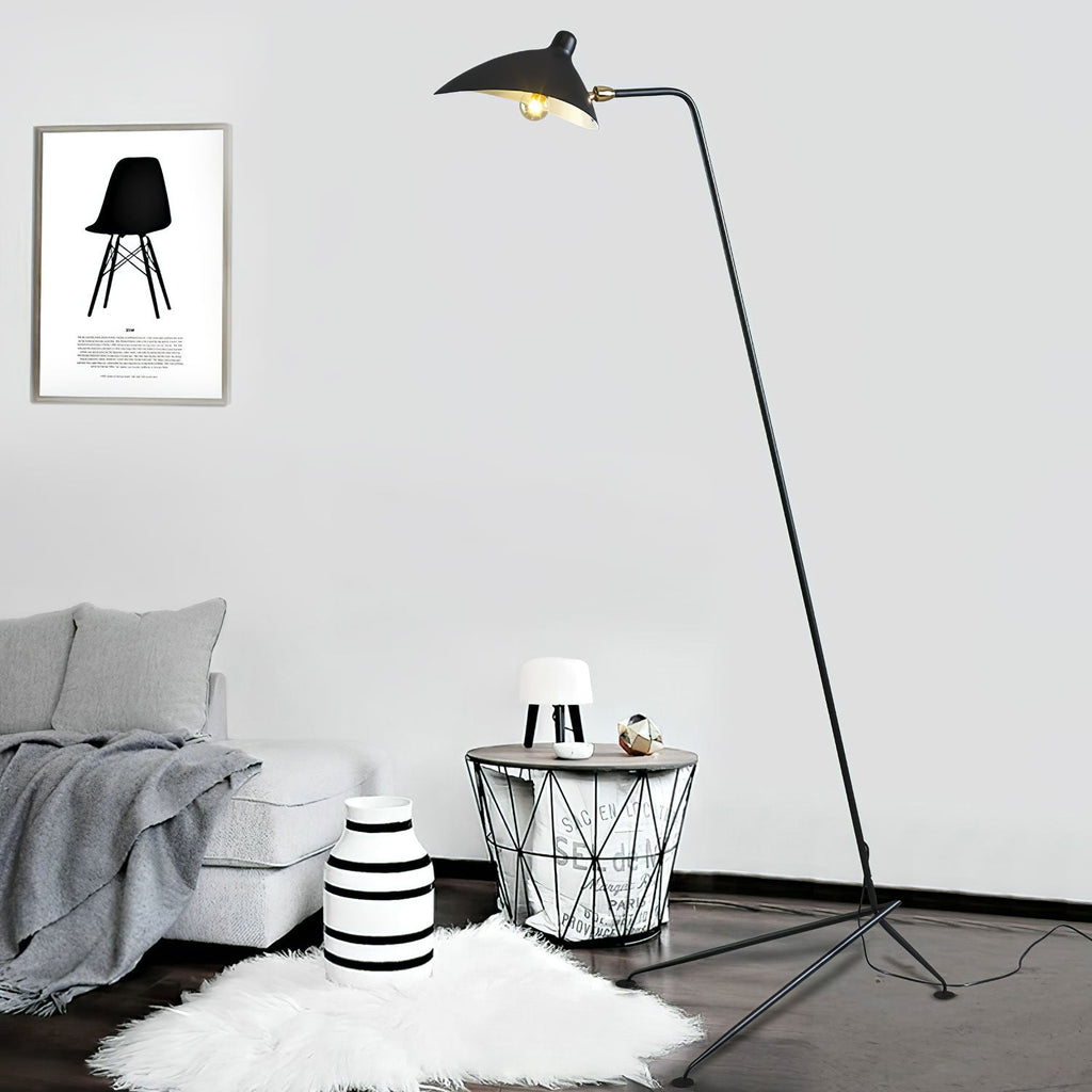 Vintage Metal Floor Lamp — Floor Lamp | Maison Monashee — view 4