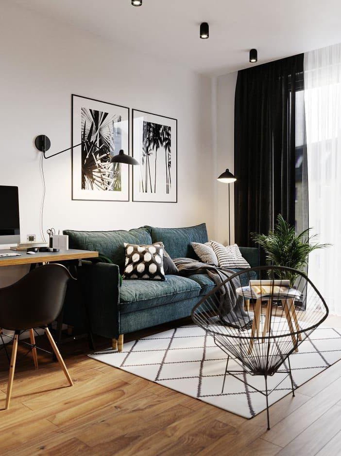 Vintage Metal Floor Lamp — Floor Lamp | Maison Monashee — view 38