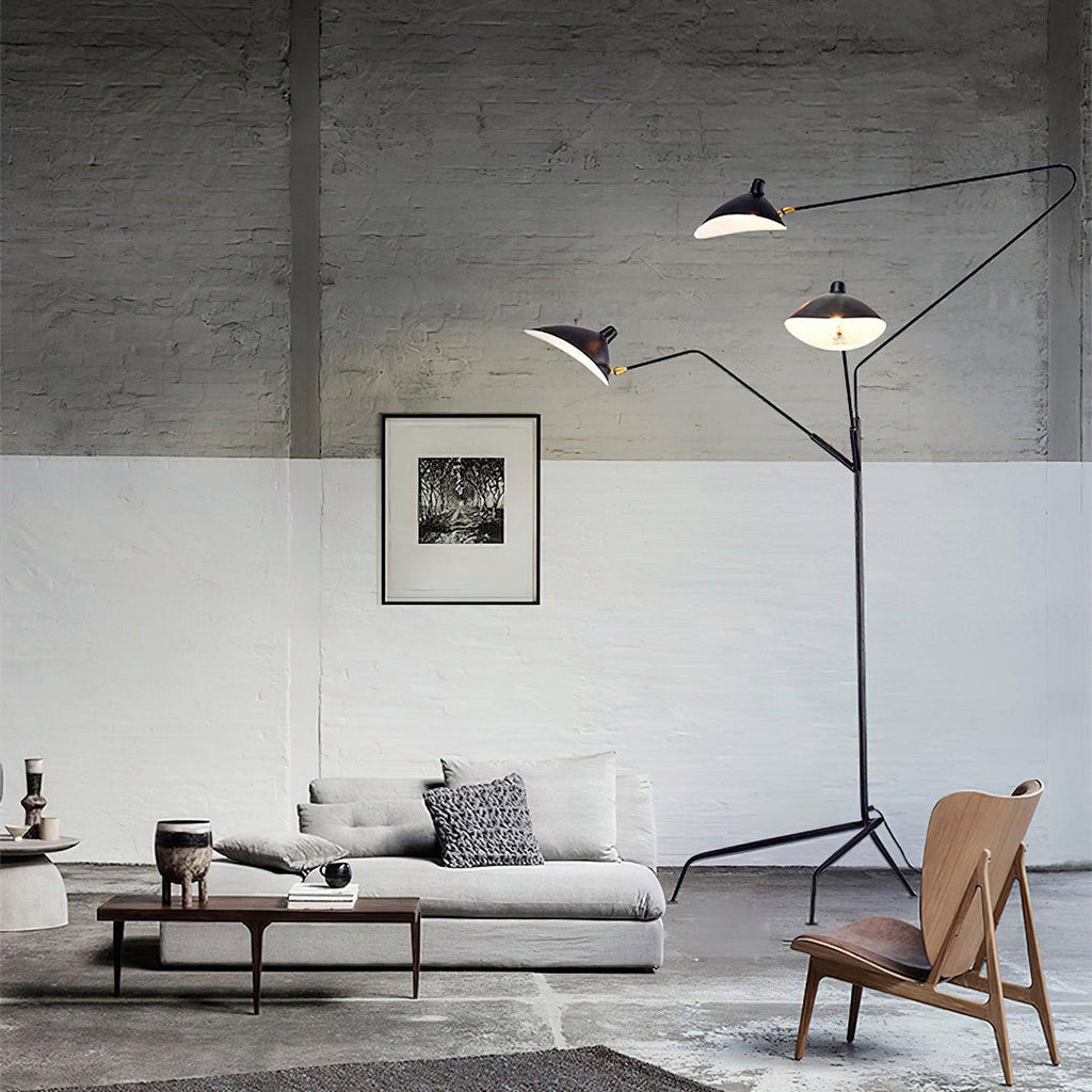 Vintage Metal Floor Lamp — Floor Lamp | Maison Monashee — view 57