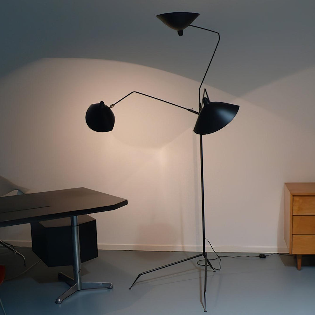 Vintage Metal Floor Lamp — Floor Lamp | Maison Monashee — view 60