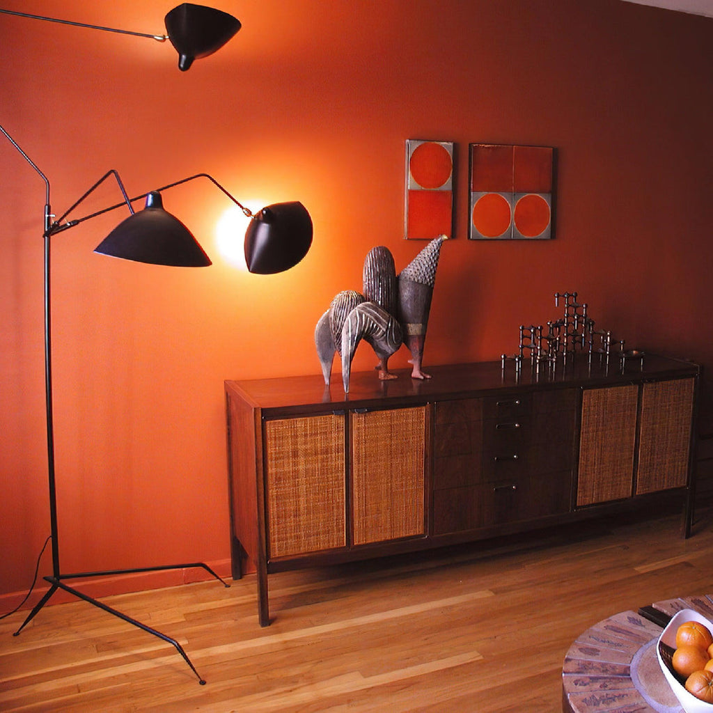 Vintage Metal Floor Lamp — Floor Lamp | Maison Monashee — view 61