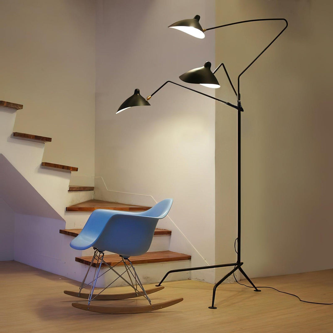 Vintage Metal Floor Lamp — Floor Lamp | Maison Monashee — view 62