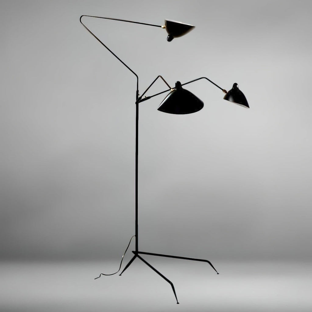 Vintage Metal Floor Lamp — Floor Lamp | Maison Monashee — view 66