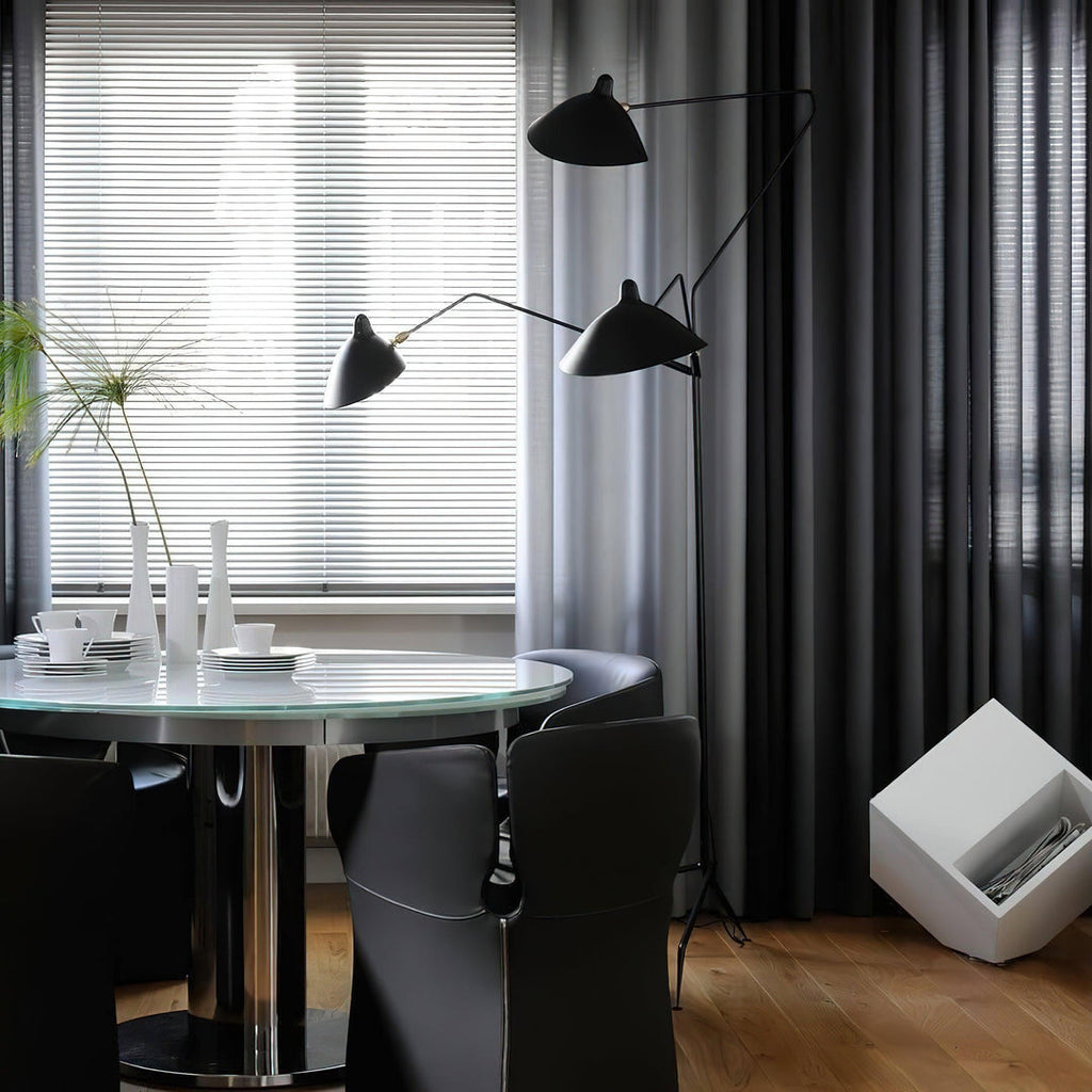 Vintage Metal Floor Lamp — Floor Lamp | Maison Monashee — view 49