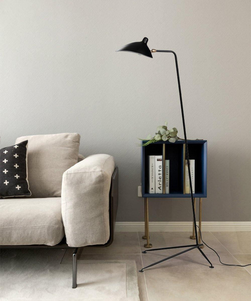 Vintage Metal Floor Lamp — Floor Lamp | Maison Monashee — view 75