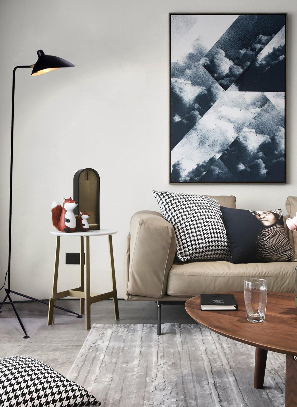 Vintage Metal Floor Lamp — Floor Lamp | Maison Monashee — view 77
