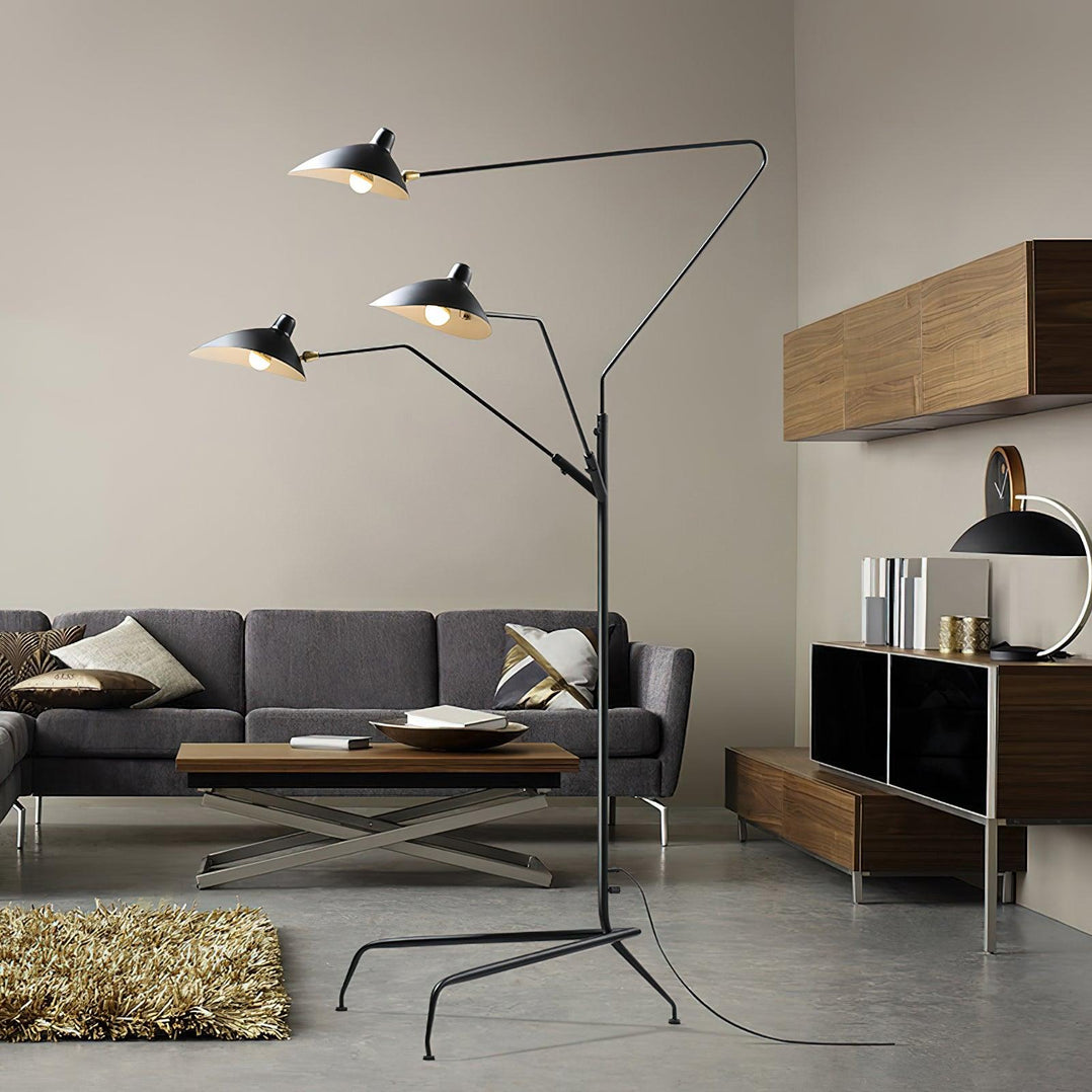 Vintage Metal Floor Lamp — Floor Lamp | Maison Monashee — view 53