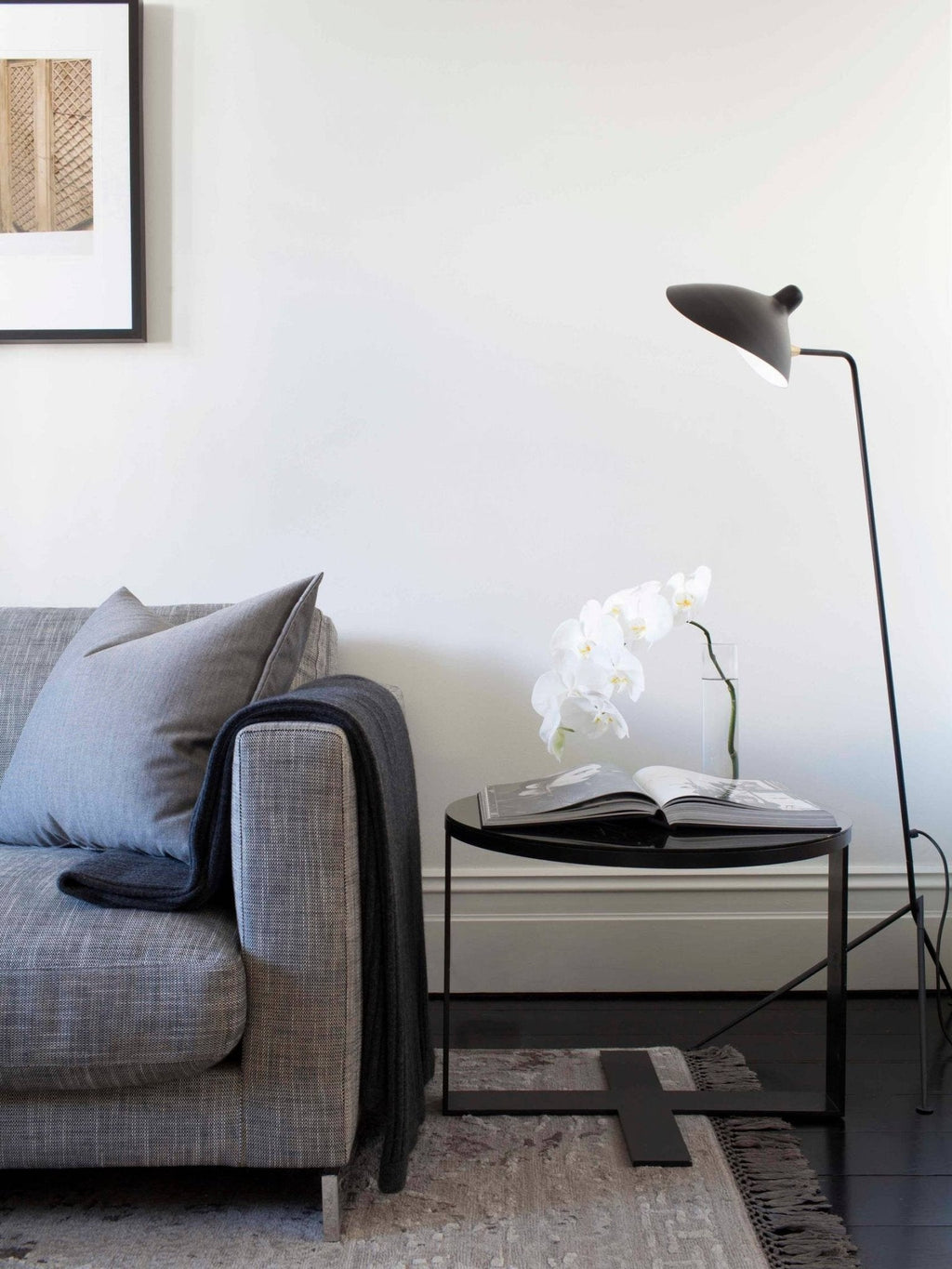 Vintage Metal Floor Lamp — Floor Lamp | Maison Monashee — view 8