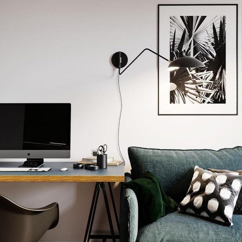 Black Arm Sconce — Wall Sconce | Maison Monashee — view 7