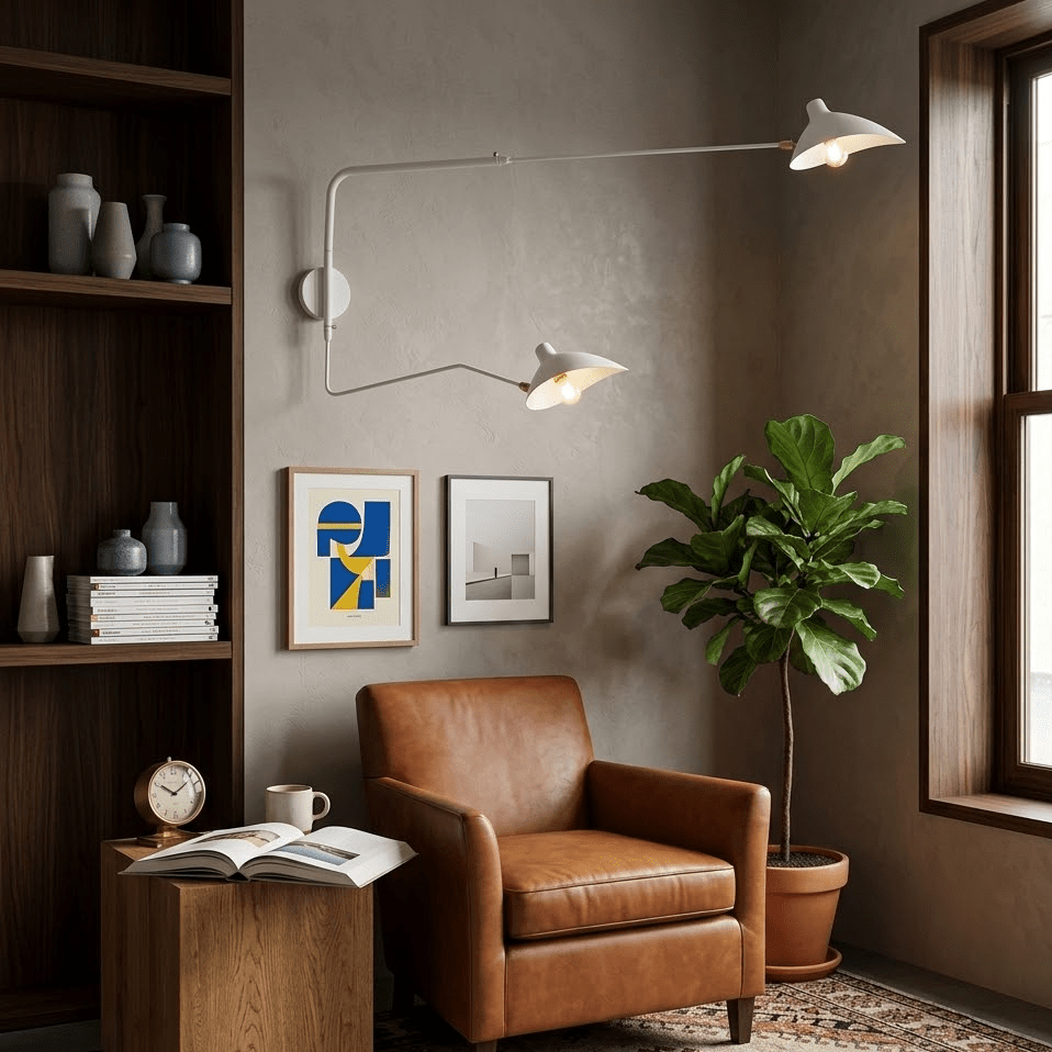 Midcentury Modern Wall Light — Wall Sconce | Maison Monashee — view 8