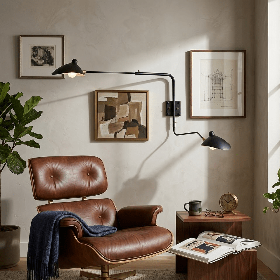 Midcentury Modern Wall Light — Wall Sconce | Maison Monashee — view 7