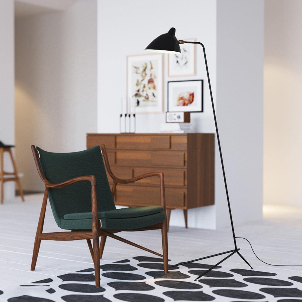 Vintage Metal Floor Lamp — Floor Lamp | Maison Monashee — view 5