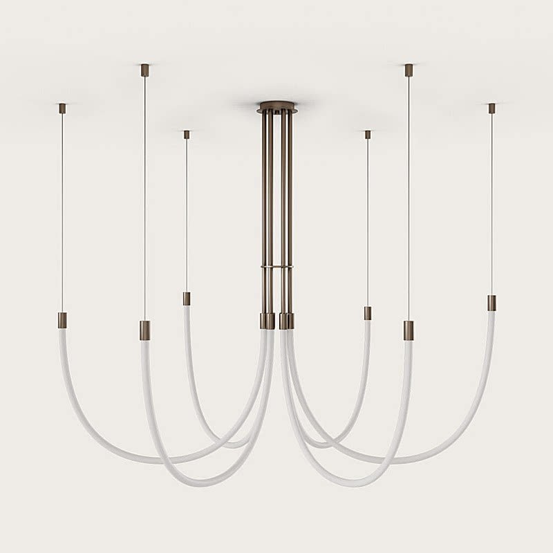 Contemporary Modern Chandelier Light — Chandelier | Maison Monashee — view 9