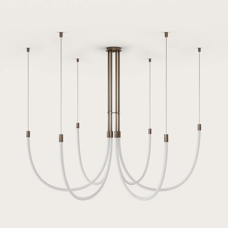 Contemporary Modern Chandelier Light — Chandelier | Maison Monashee — view 11