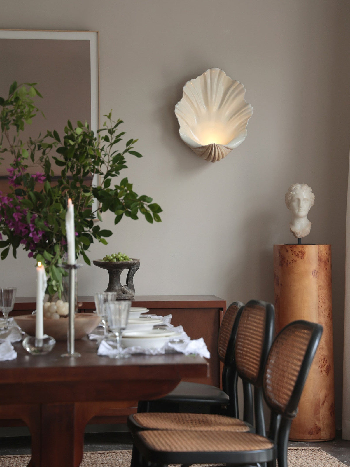 Scallop Shell Wall Sconce — Wall Sconce | Maison Monashee — view 25